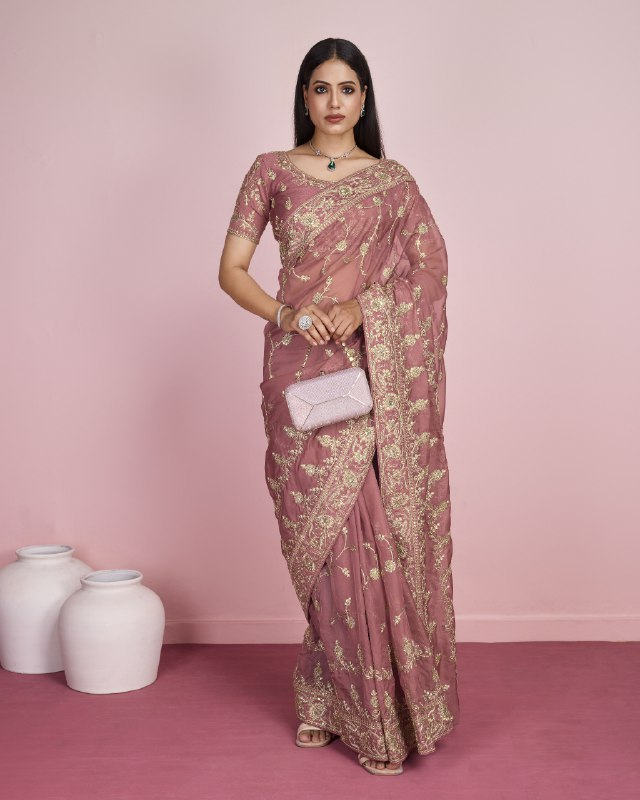 Sandstone Elegance Saree - Nonita Fashion