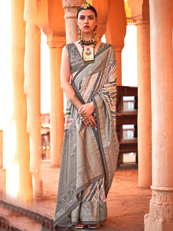 Shobha Mossy Veil Saree - Nonita Fashion