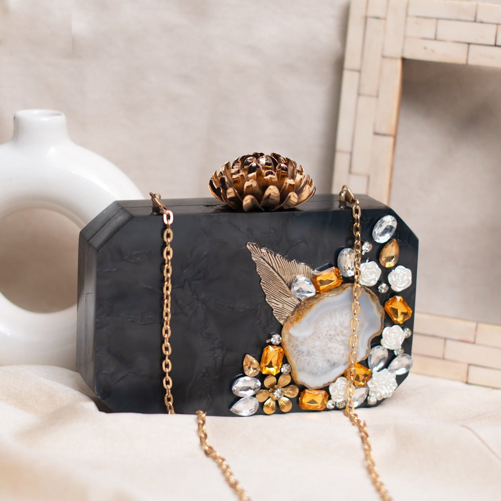 Callista Phantom Luxe Clutch - Nonita Fashion