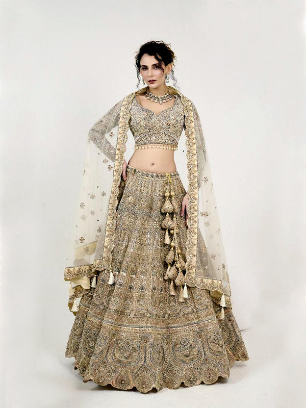 Callista Gilded Lehenga - Nonita Fashion