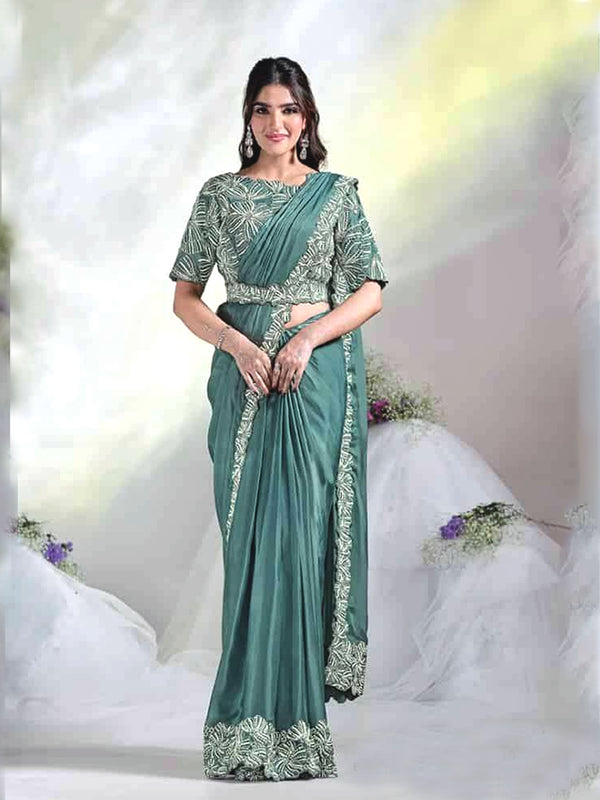 Sangini Peacock Silky Saree