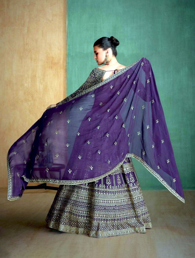 Iqra Orchid Lehenga - Nonita Fashion