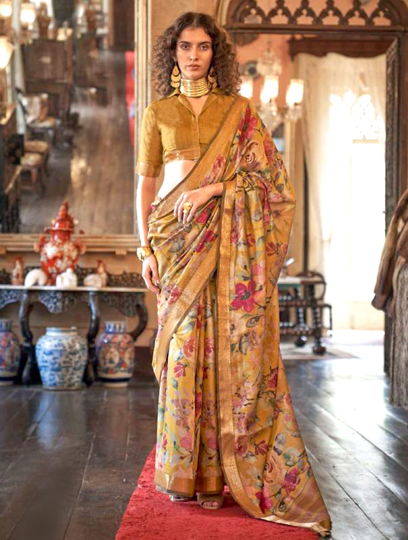 Amber Delight Saree - Nonita Fashion