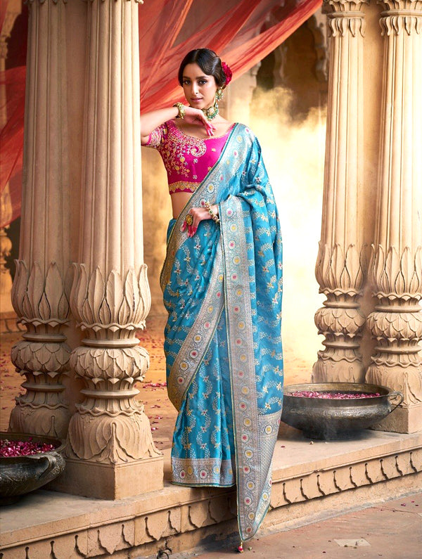 Seaside Serenity Saree - Nonita Fashion