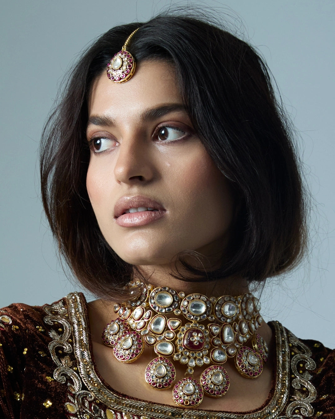 Noor-e-Zameen Kundan Set