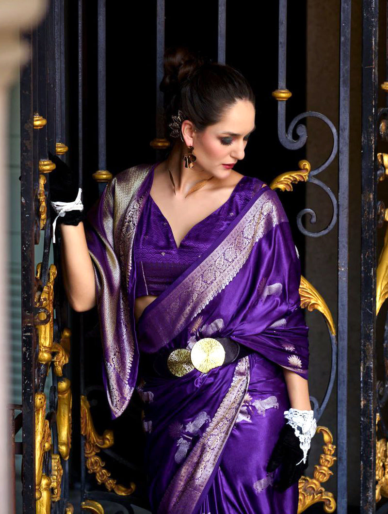 Orchid Mist Saree - Nonita Fashion