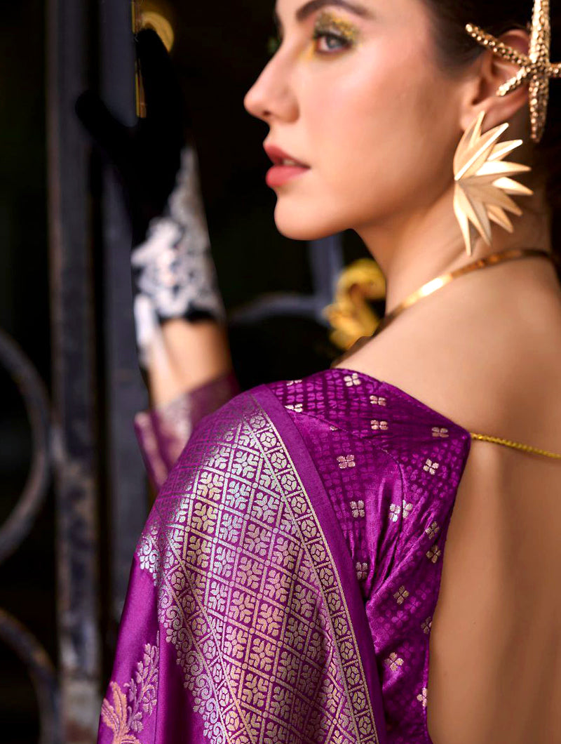 Orchid Mist Saree - Nonita Fashion