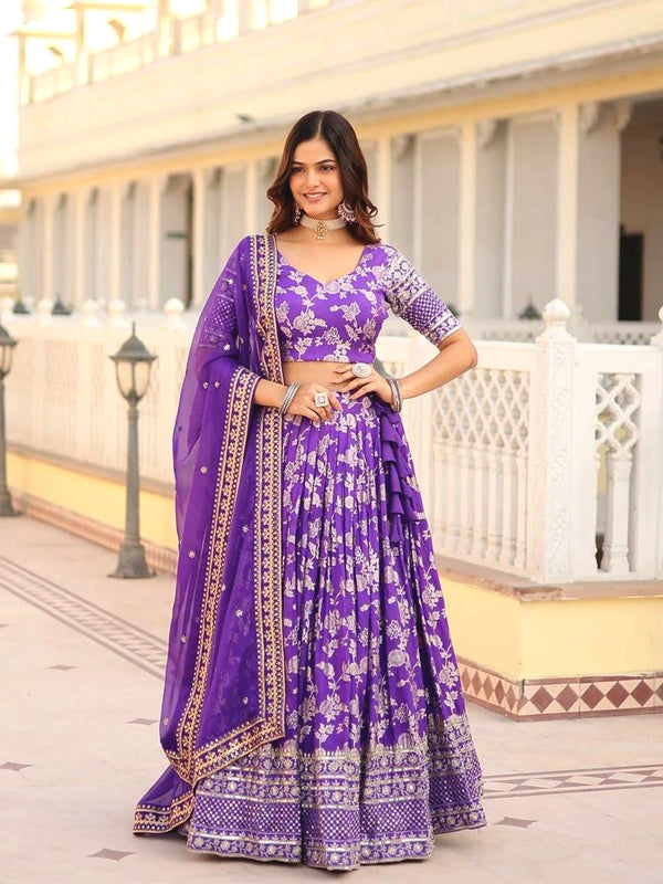 Libaas-E-Noor Multicolor Lehenga