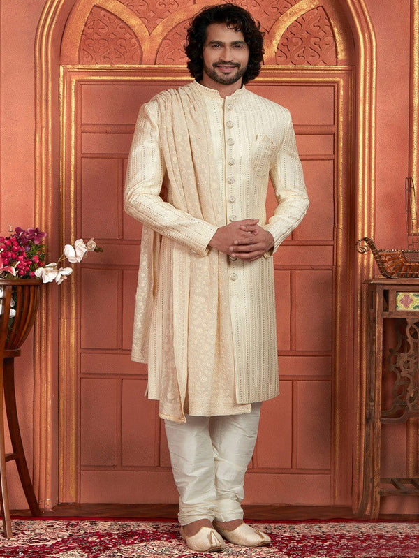 Ivory Dream Silk Kurta