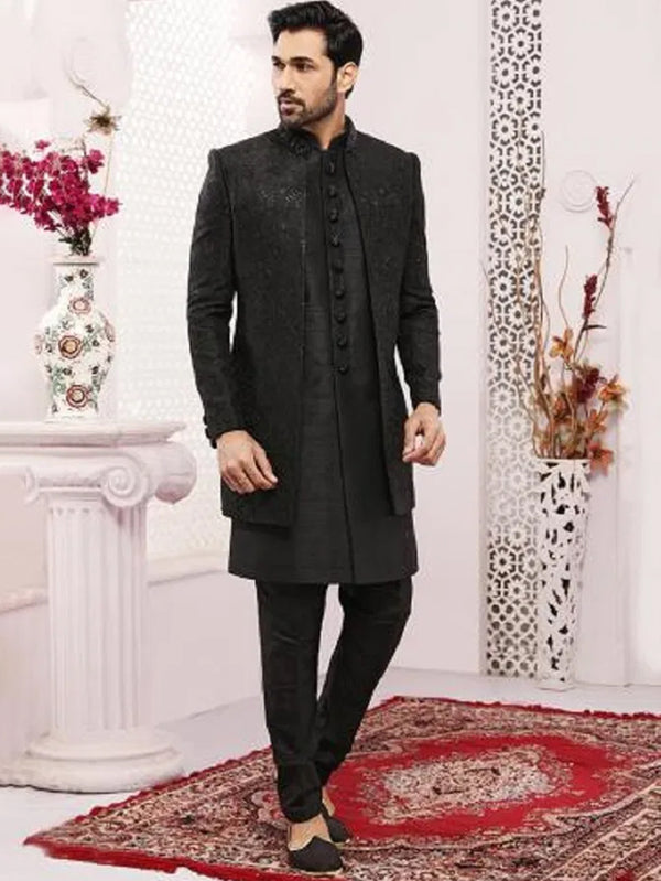 Onyx Oracle Silk Kurta