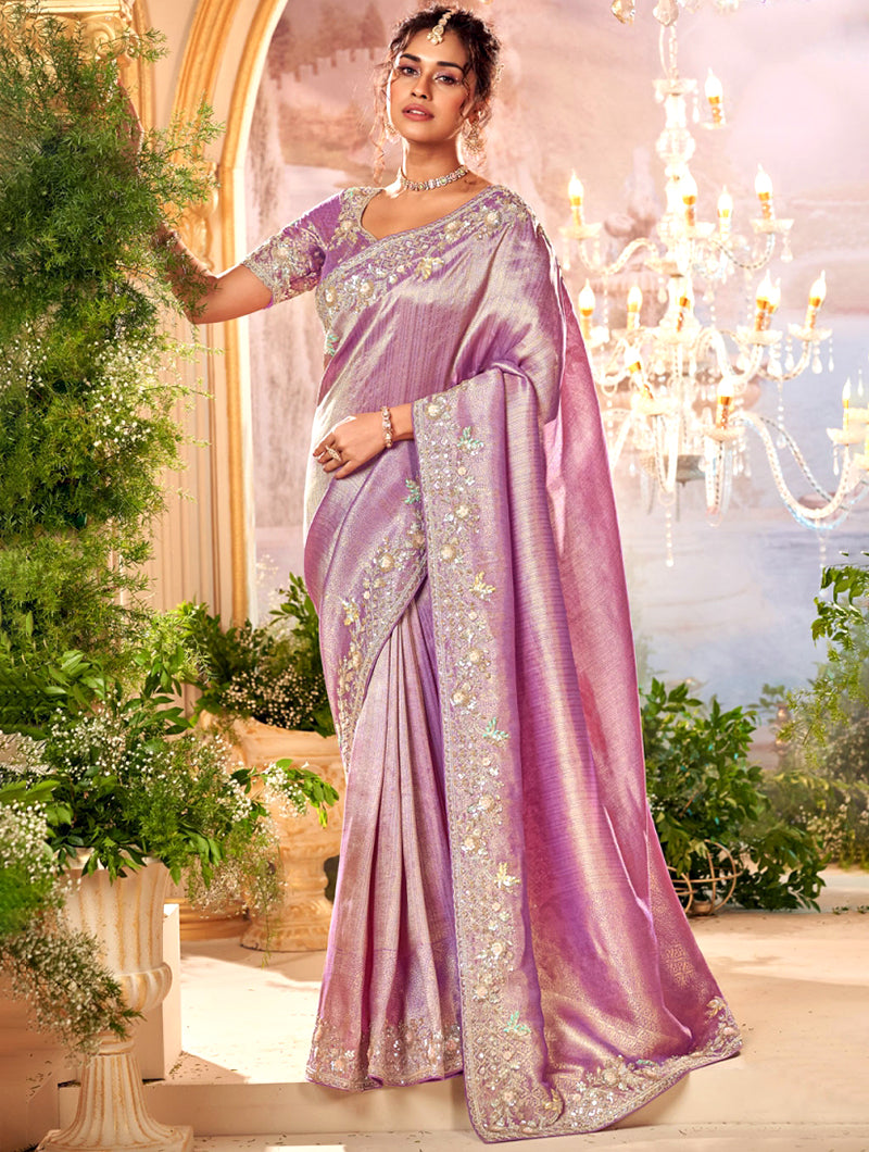 Meher Mauve Saree - Nonita Fashion