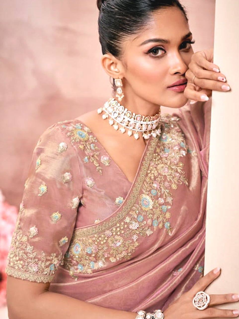 Meher Pastel Saree - Nonita Fashion