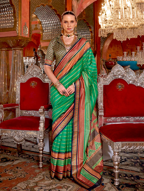 Tahira Verdant Saree - Nonita Fashion