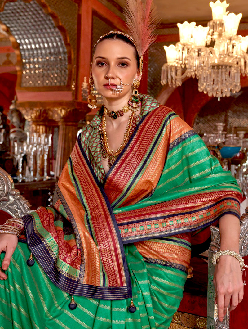 Tahira Verdant Saree - Nonita Fashion