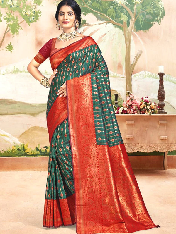 Harsha Green Saree - Nonita Fashion