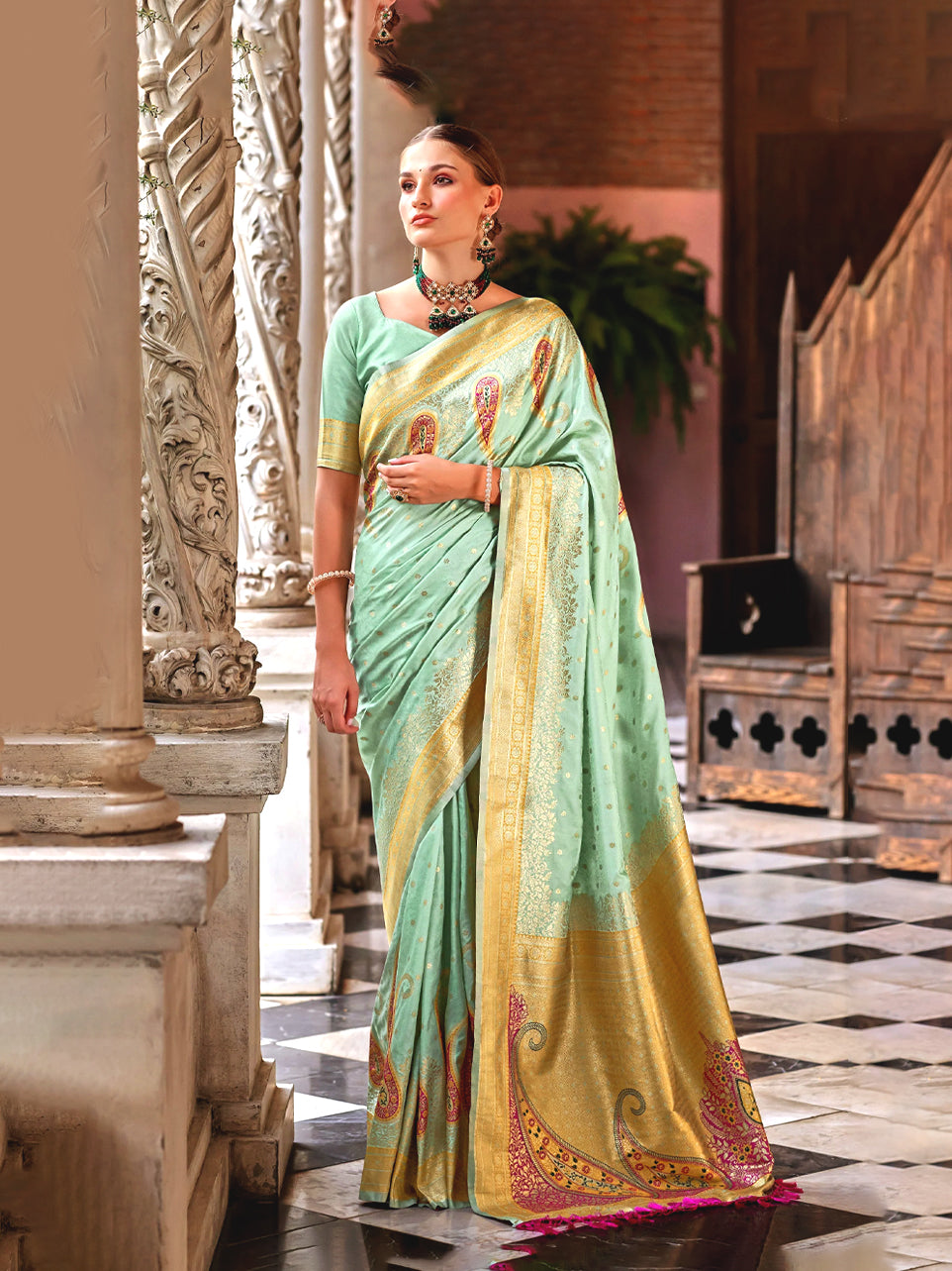 Śyāma Moksha Saree - Nonita Fashion