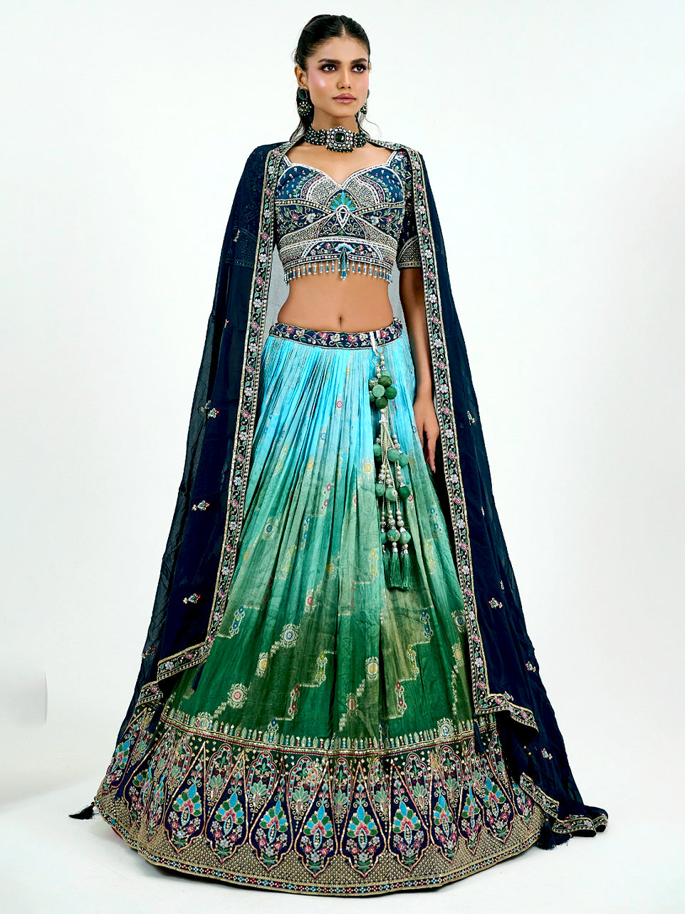 Layla Puce Lehenga - Nonita Fashion