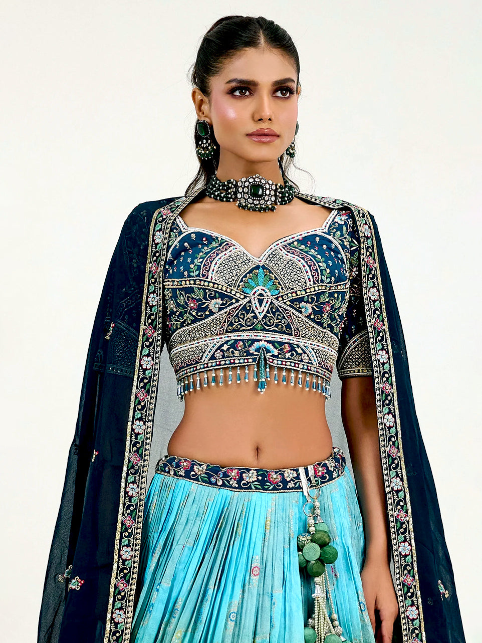 Layla Puce Lehenga - Nonita Fashion