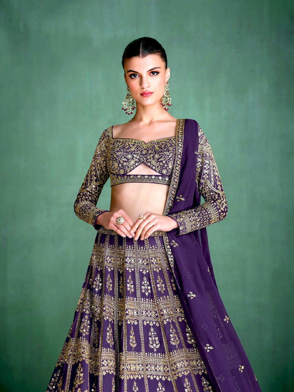 Iqra Orchid Lehenga - Nonita Fashion