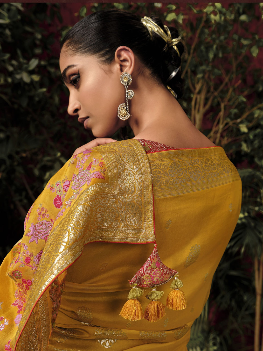 Sunbeam Splendor Silk Saree - Nonita Fashion