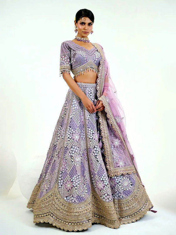 Scarlett Liliac Lehenga