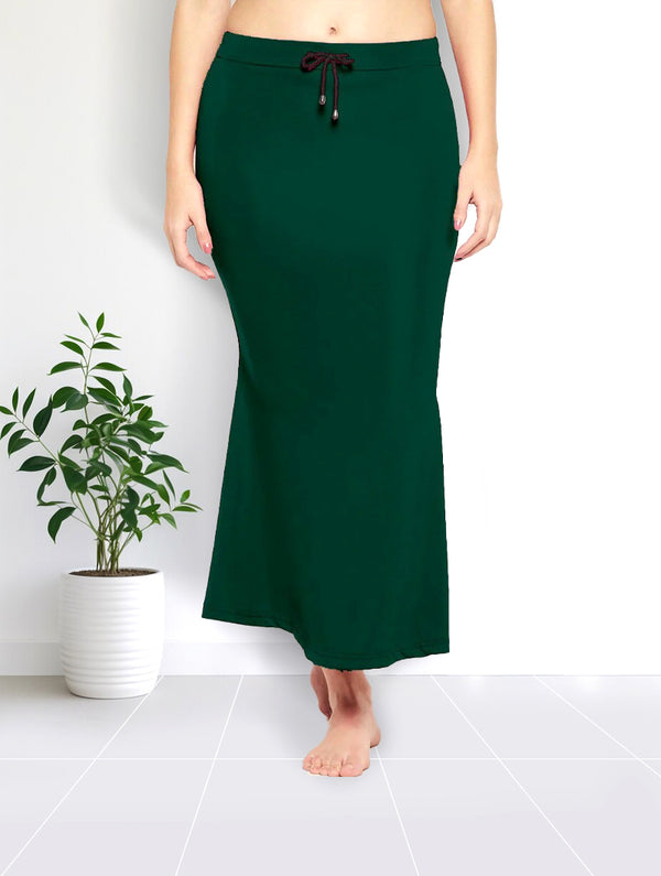 Stretchable saree shapewear in bottle green - Nonita Fashion