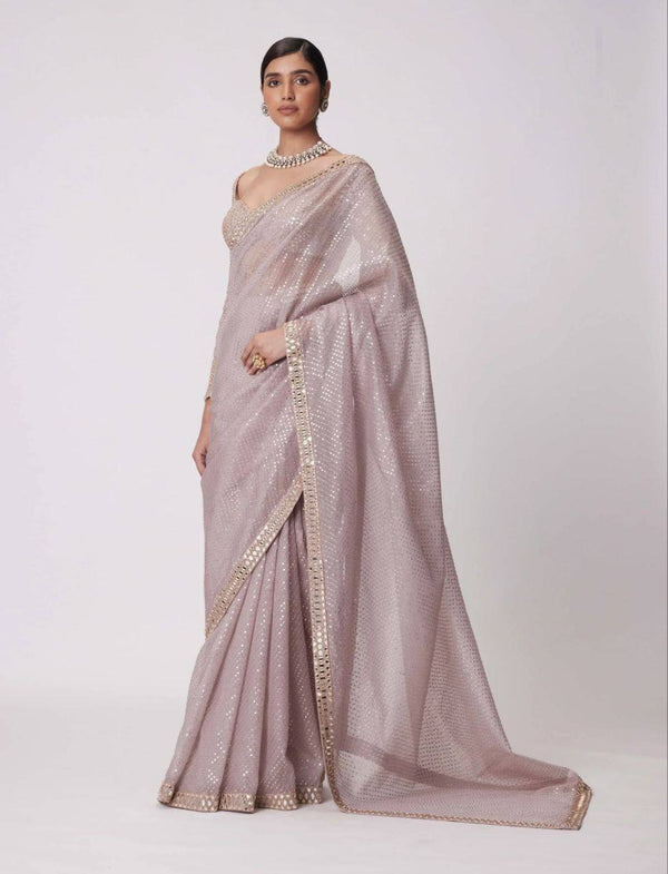 Maharani Baby Pink Saree