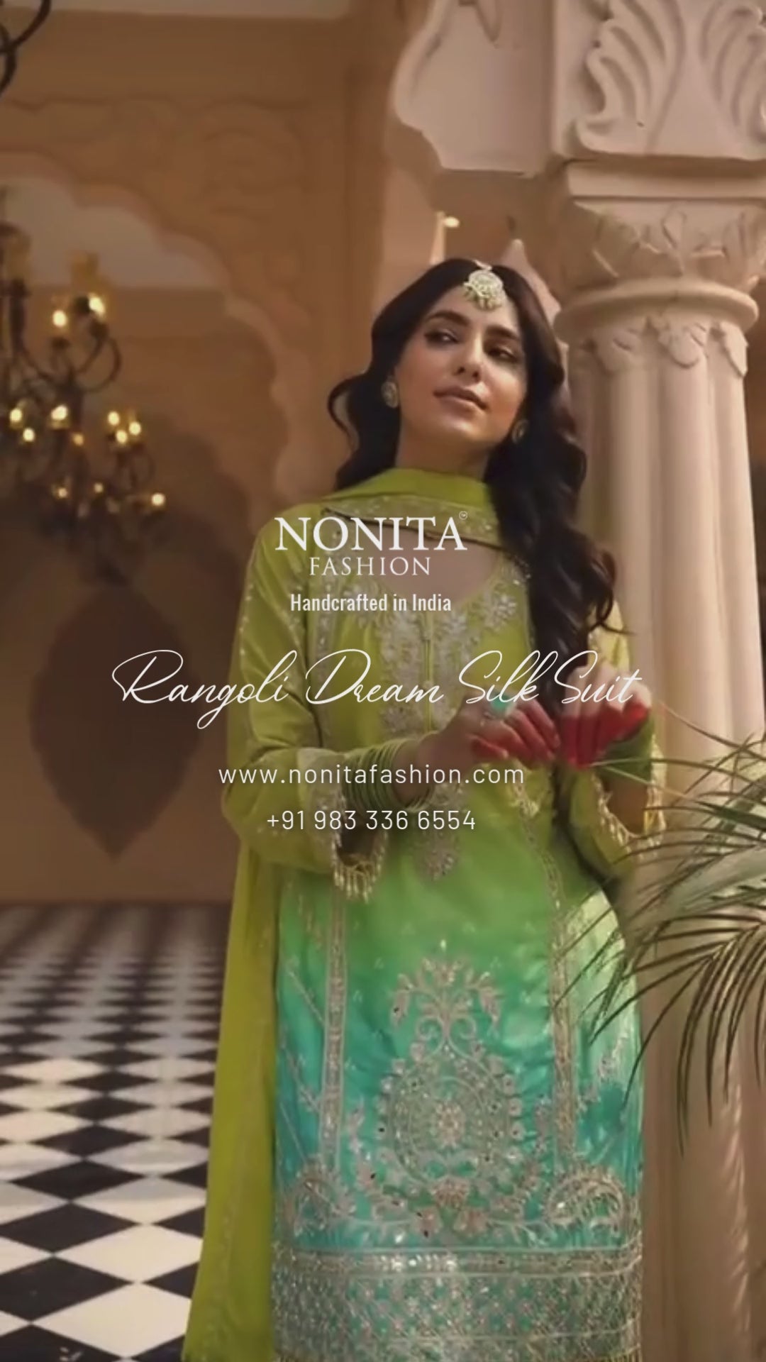 Pink Silk Salwar Kameez with Heavy Embroidery Mirror Work
